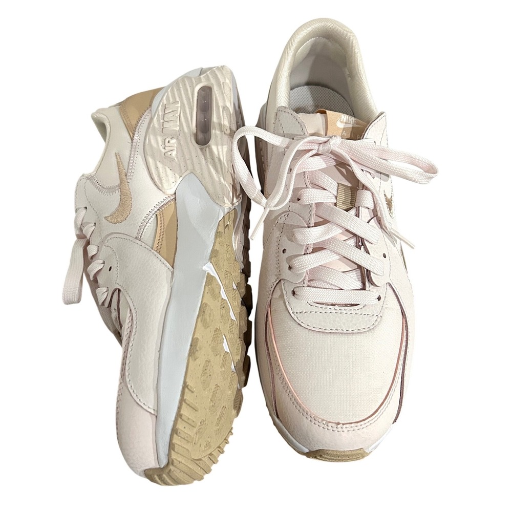 NEW Nike Women's Air Max Excee Sneakers Light Soft Pink Shimmer White 10 Casual - Picture 3 of 8